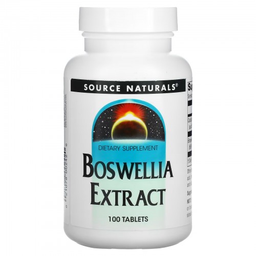 Source Naturals, Экстракт босвеллии, 100 таблеток Source Naturals, Экстракт босвеллии, 100 таблеток